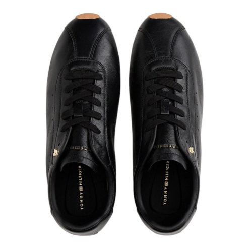Black Low Profile Runner Sneakers