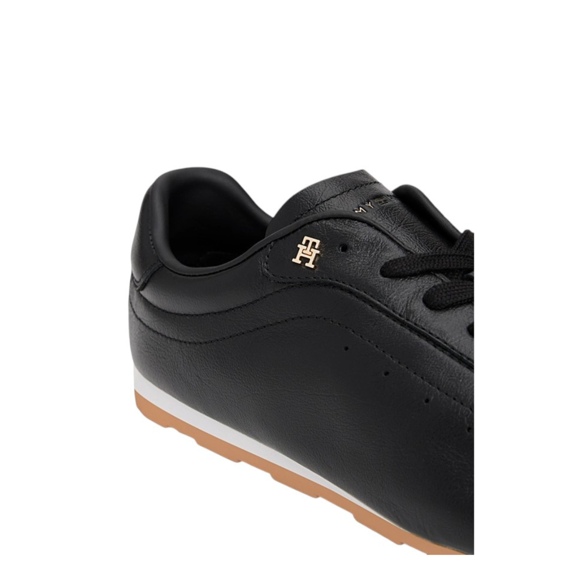 Black Low Profile Runner Sneakers