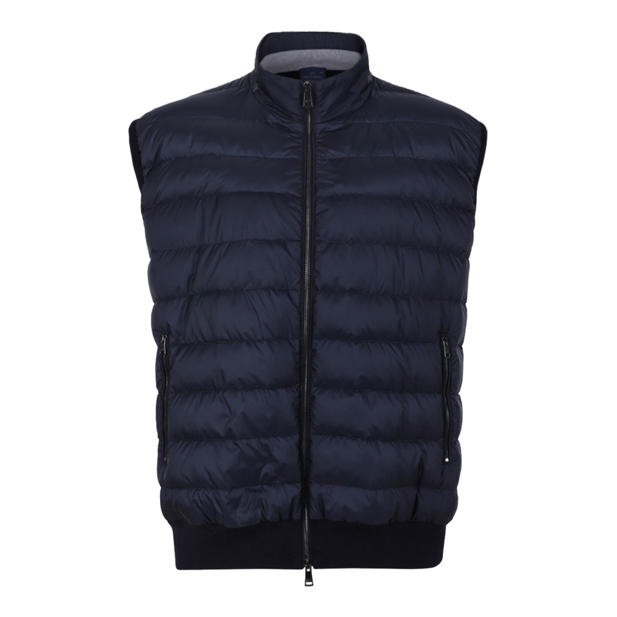 Paul & Shark Navy Blue Quilted Down Vest.