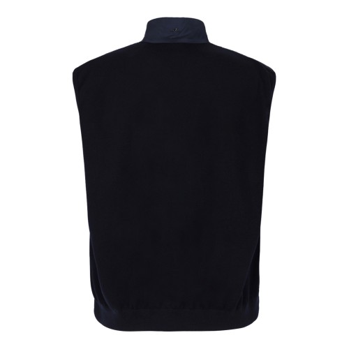 Paul & Shark Navy Blue Quilted Down Vest. 2