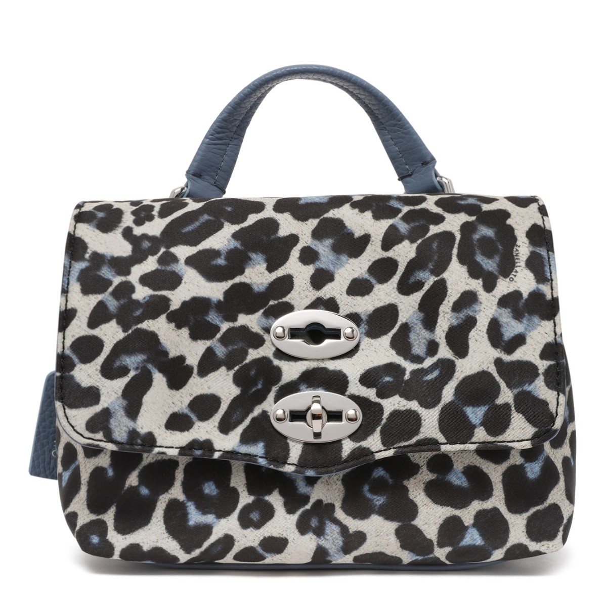 Zanellato Grey Leopard Print Postina Bag.
