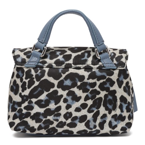 Zanellato Grey Leopard Print Postina Bag.