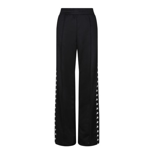 Golden Goose Black and White Track Pants. 