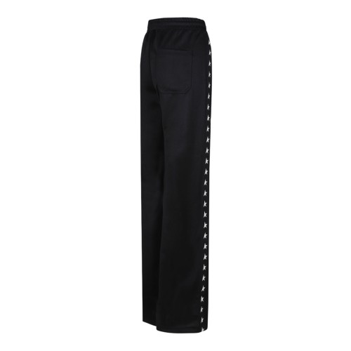 Golden Goose Black and White Track Pants. 