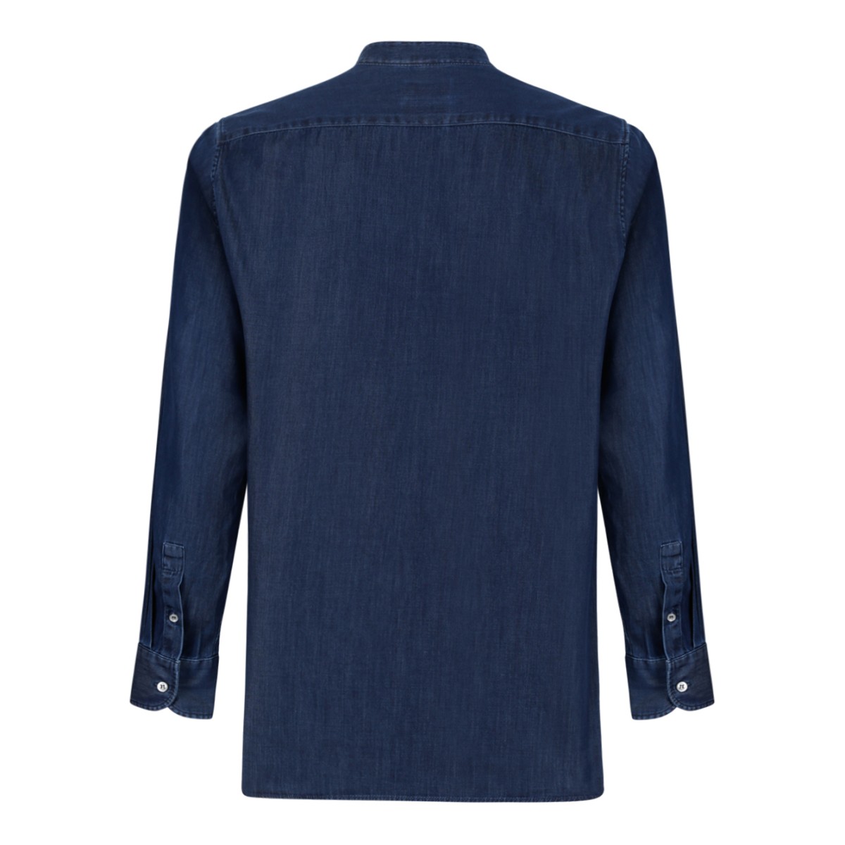 Paul & Shark Blue Cotton Button-Down Shirt.