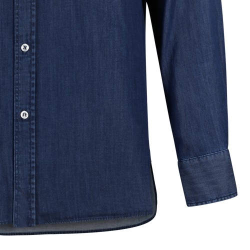 Paul & Shark Blue Cotton Button-Down Shirt.
