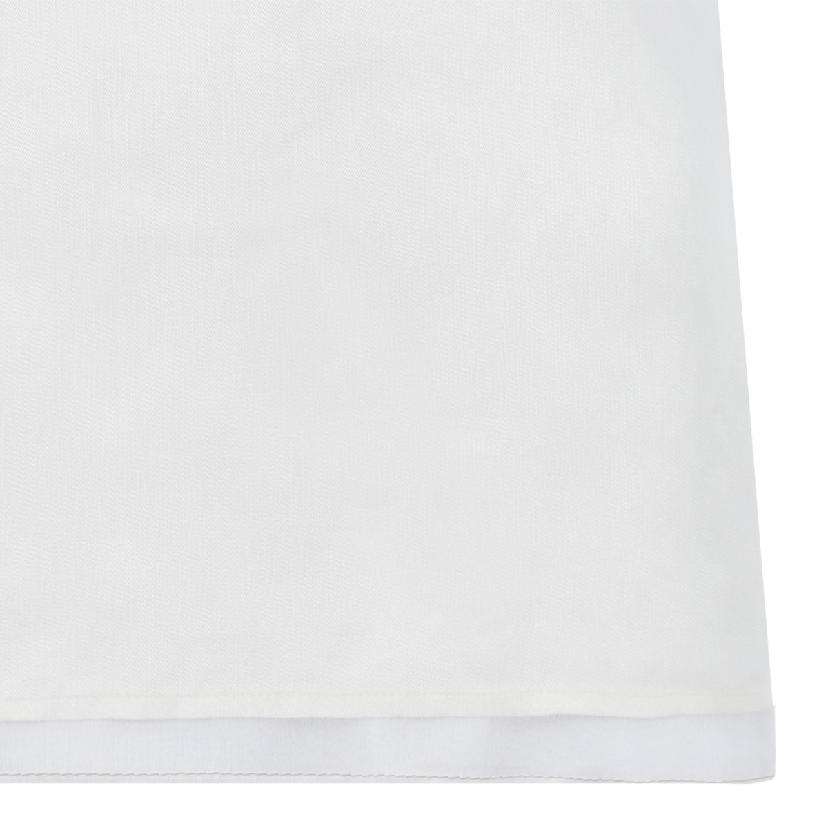 AMI Paris White Silk Sleeveless Top.