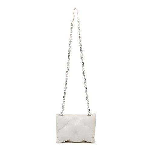Maison Margiela Cream Leather Chain Shoulder Bag.   2