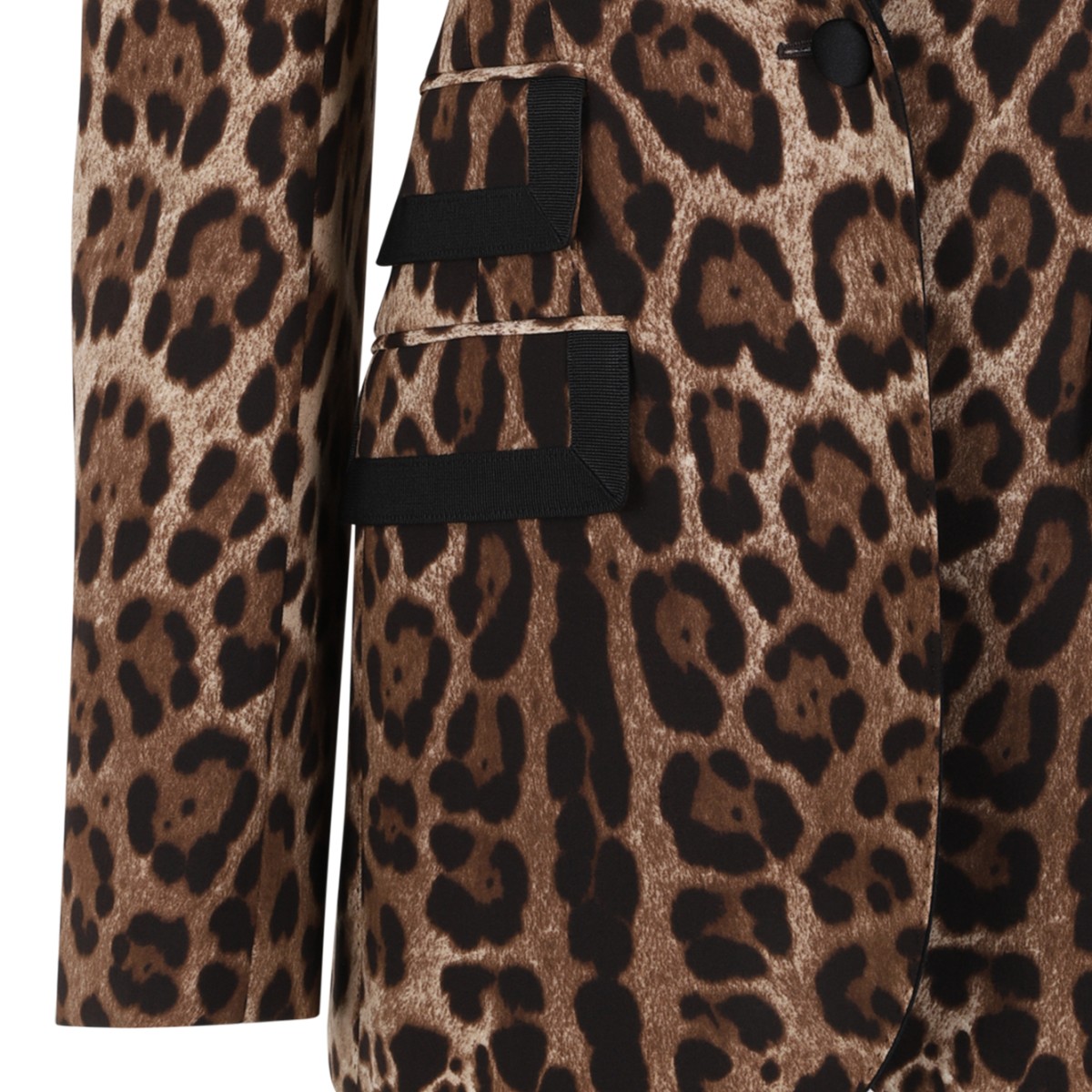Dolce & Gabbana Leopard Print Tailored Blazer.  