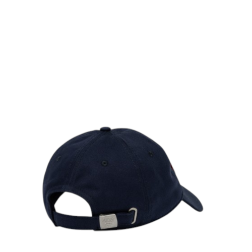 Autry Navy Cotton Baseball Cap with Embroidered Logo. 