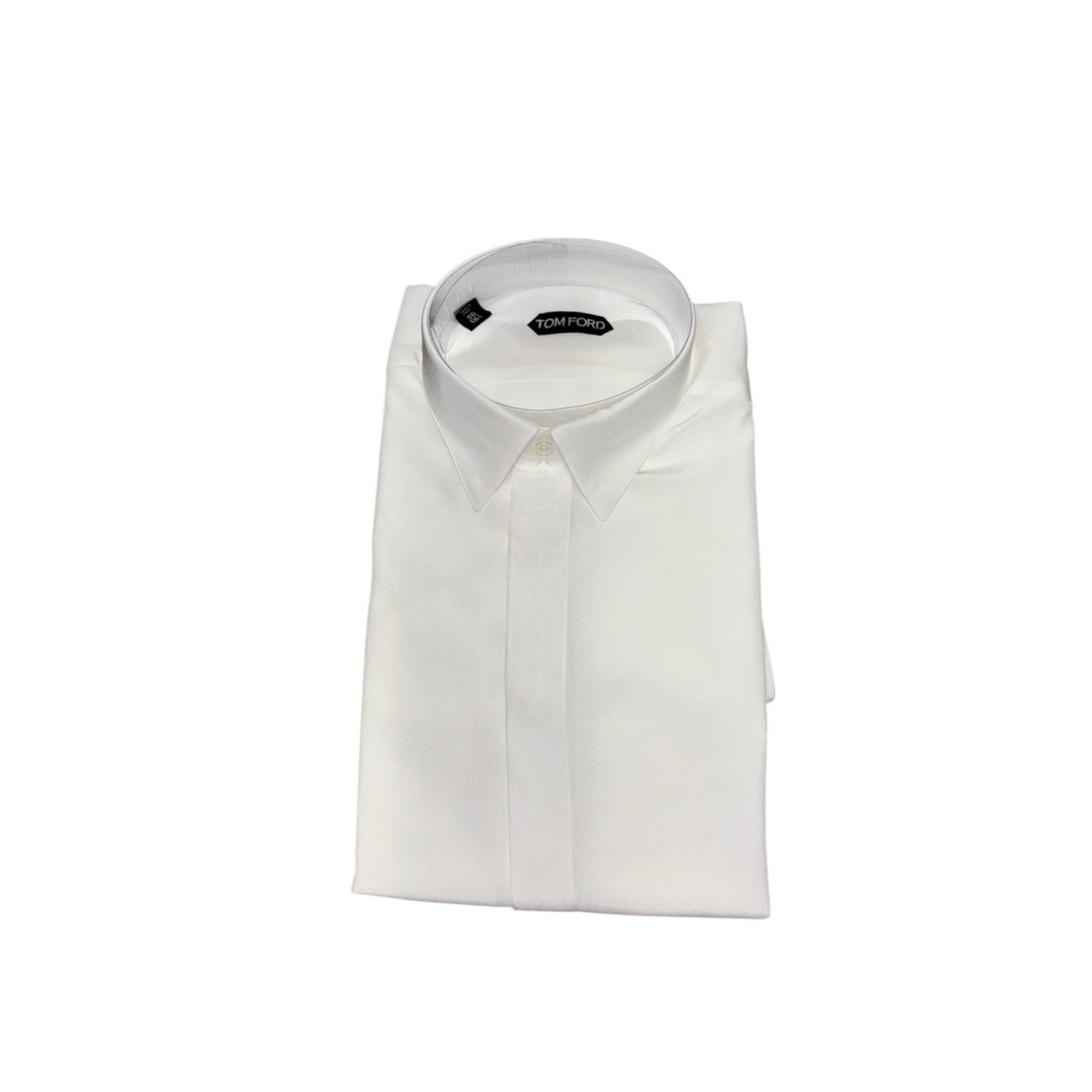 Tom Ford White Cotton Dress Shirt.