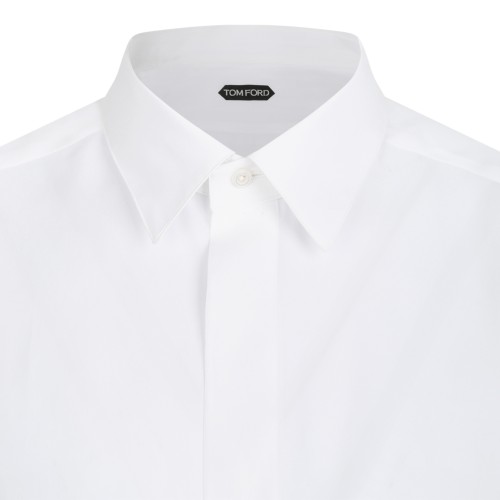 Tom Ford White Cotton Dress Shirt.