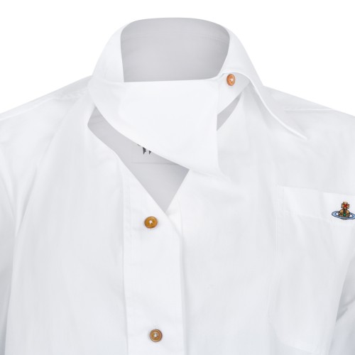 Vivienne Westwood White Shirt Dress with Waist Tie.