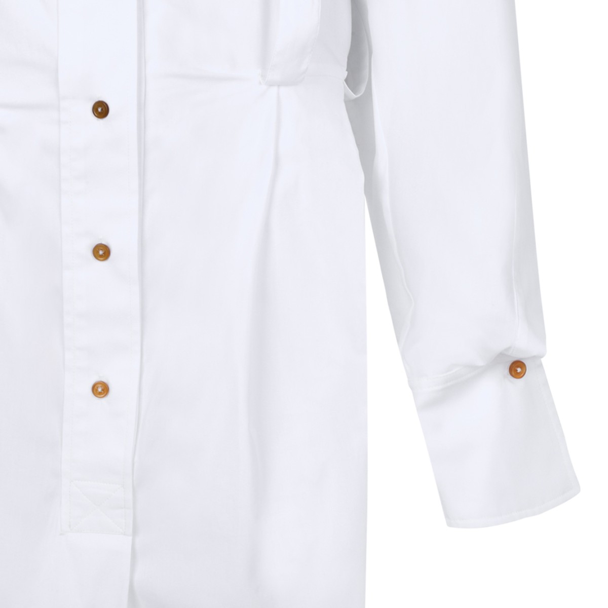 Vivienne Westwood White Shirt Dress with Waist Tie.