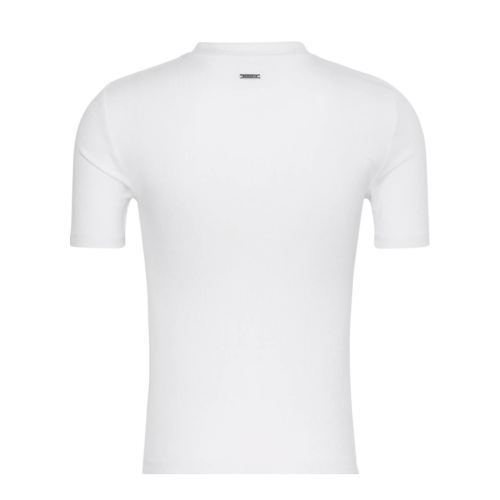 Calvin Klein White Stretch Crew Neck T-Shirt.   2