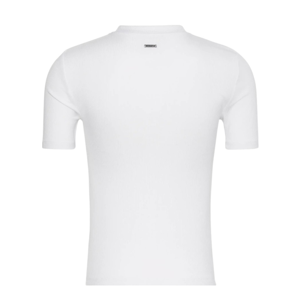 Calvin Klein White Stretch Crew Neck T-Shirt.  