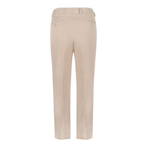 Boss x David Beckham Beige Tailored Trousers. 2