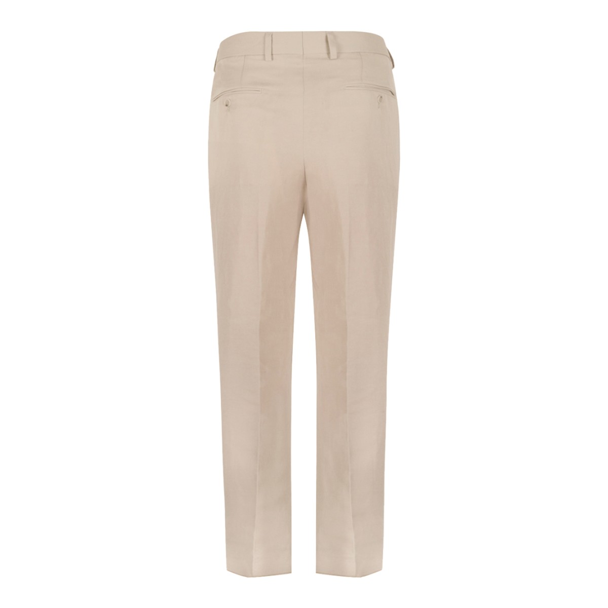 Boss x David Beckham Beige Tailored Trousers.