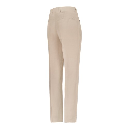 Boss x David Beckham Beige Tailored Trousers.