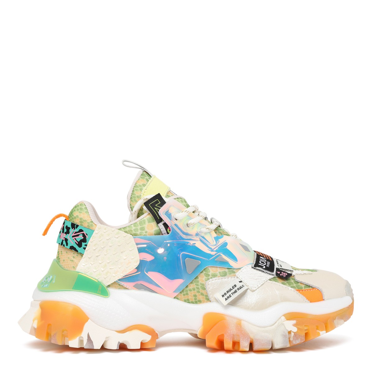 Joia Paris Multicolor Chunky Mesh Sneakers.
