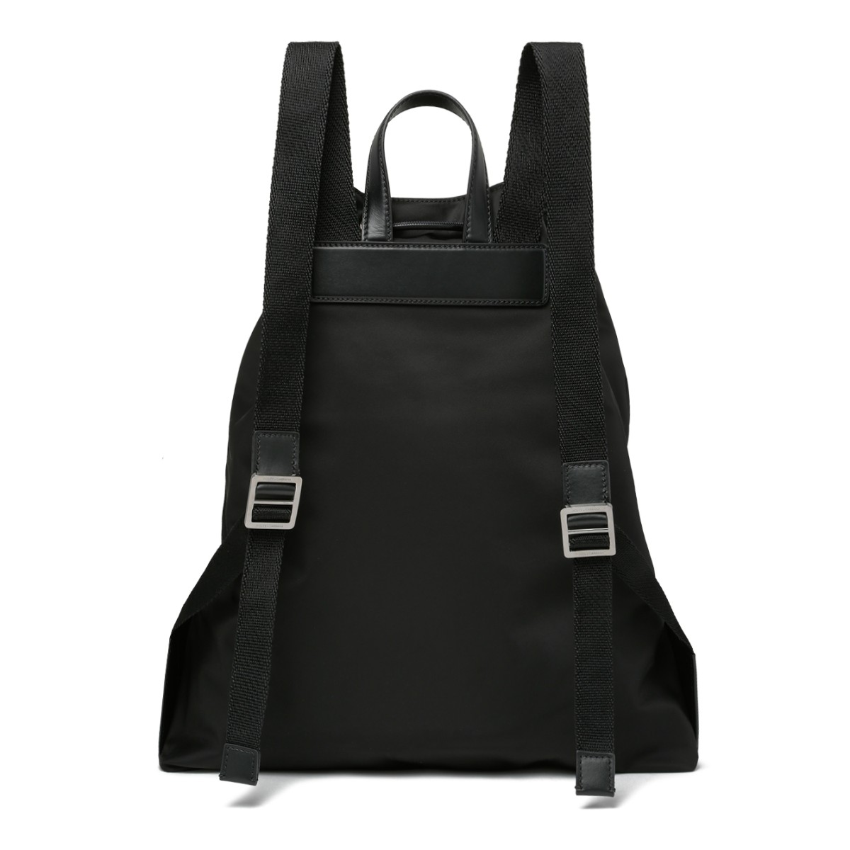 Dolce & Gabbana Black Nylon Logo Backpack.  