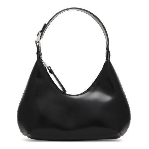 By Far Black Leather Shoulder Bag.