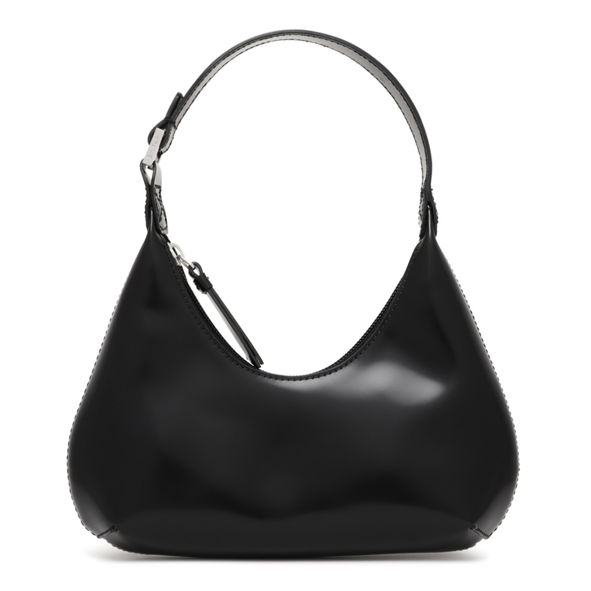 By Far Black Leather Shoulder Bag.
