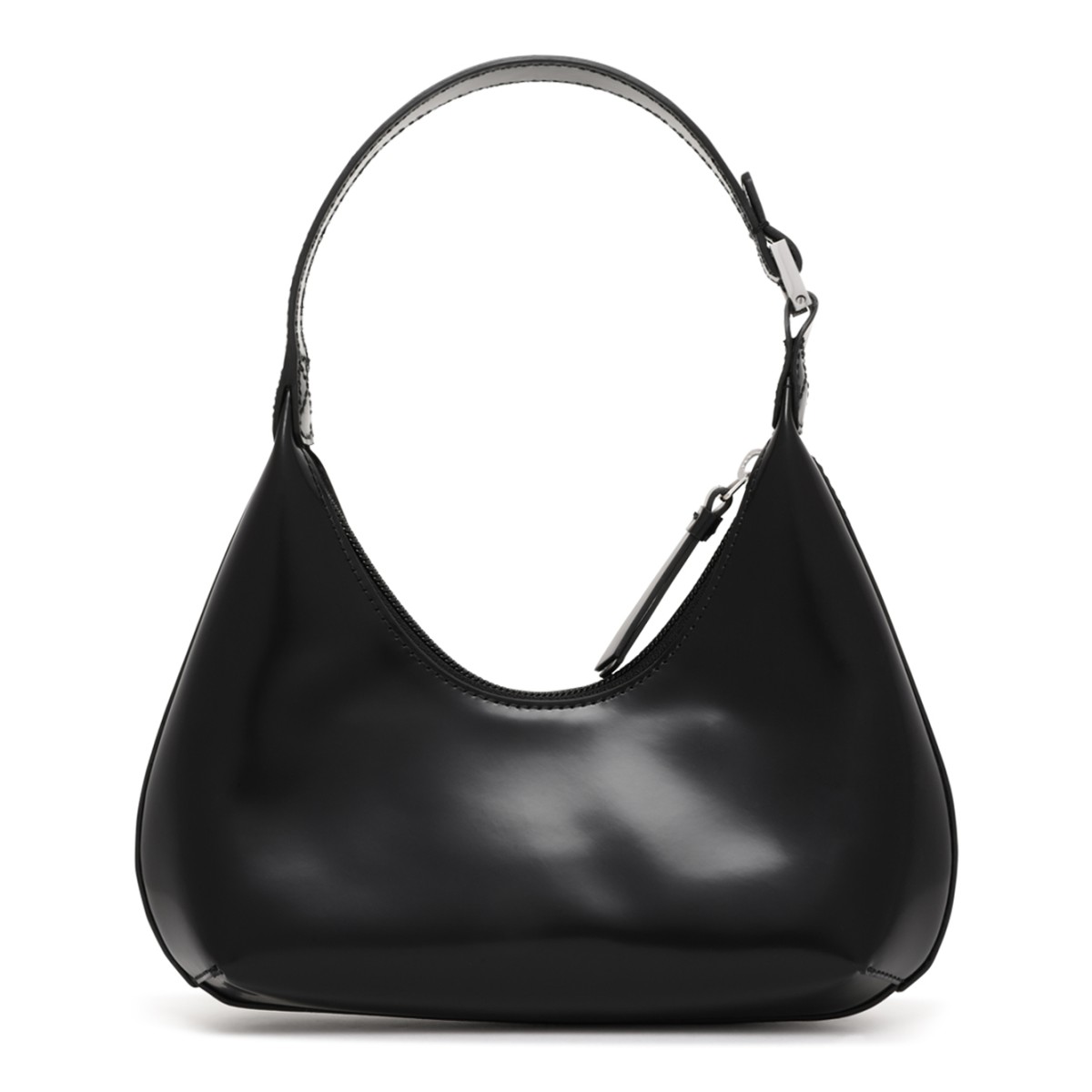 By Far Black Leather Shoulder Bag.