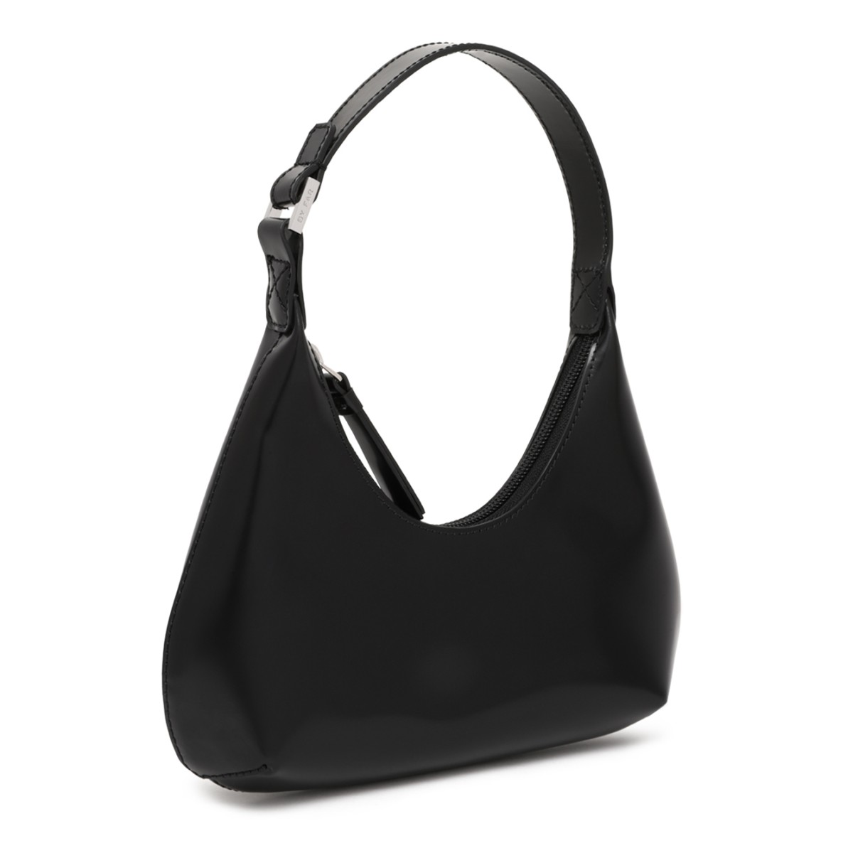 By Far Black Leather Shoulder Bag.