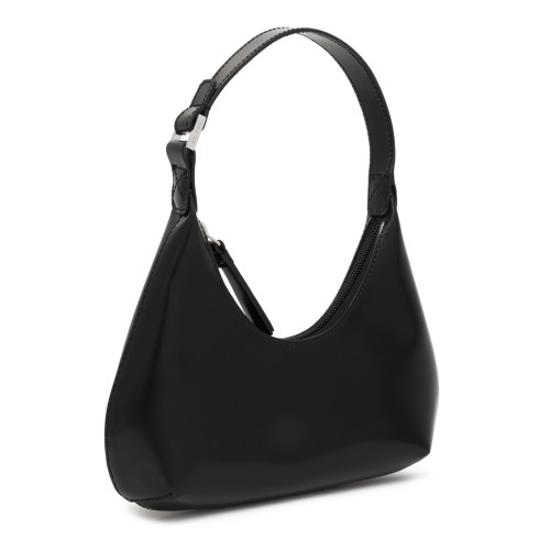 By Far Black Leather Shoulder Bag.