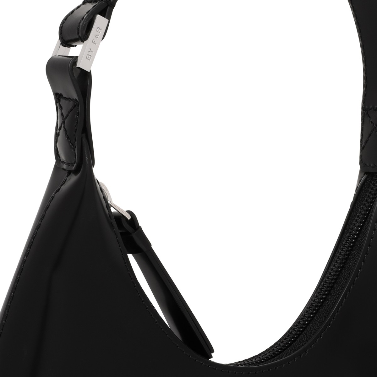 By Far Black Leather Shoulder Bag.