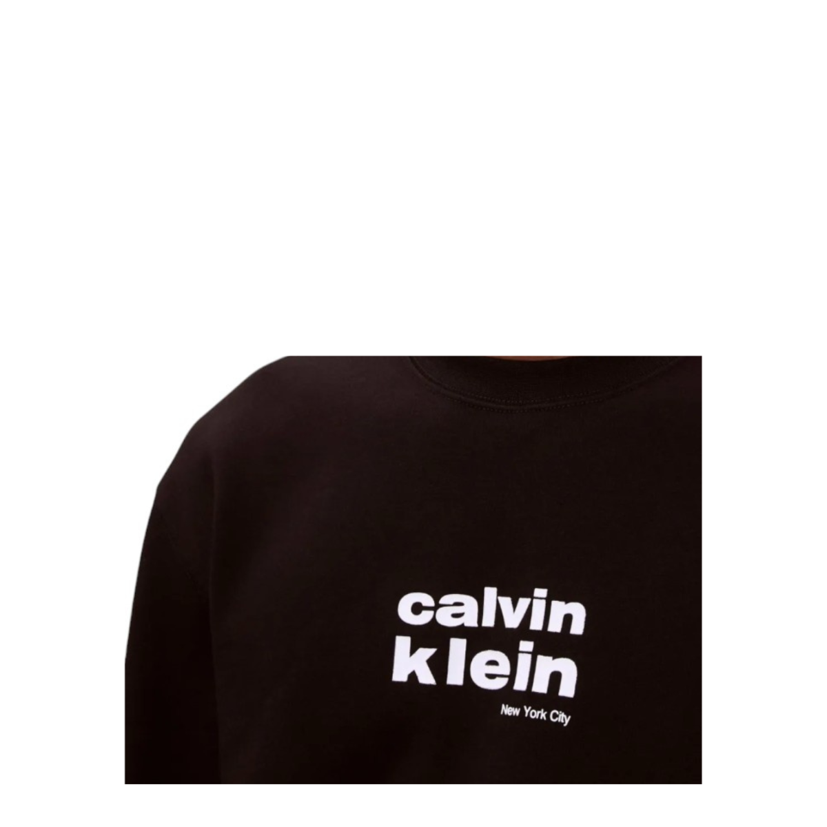 Calvin Klein Black Logo Sweatshirt. 