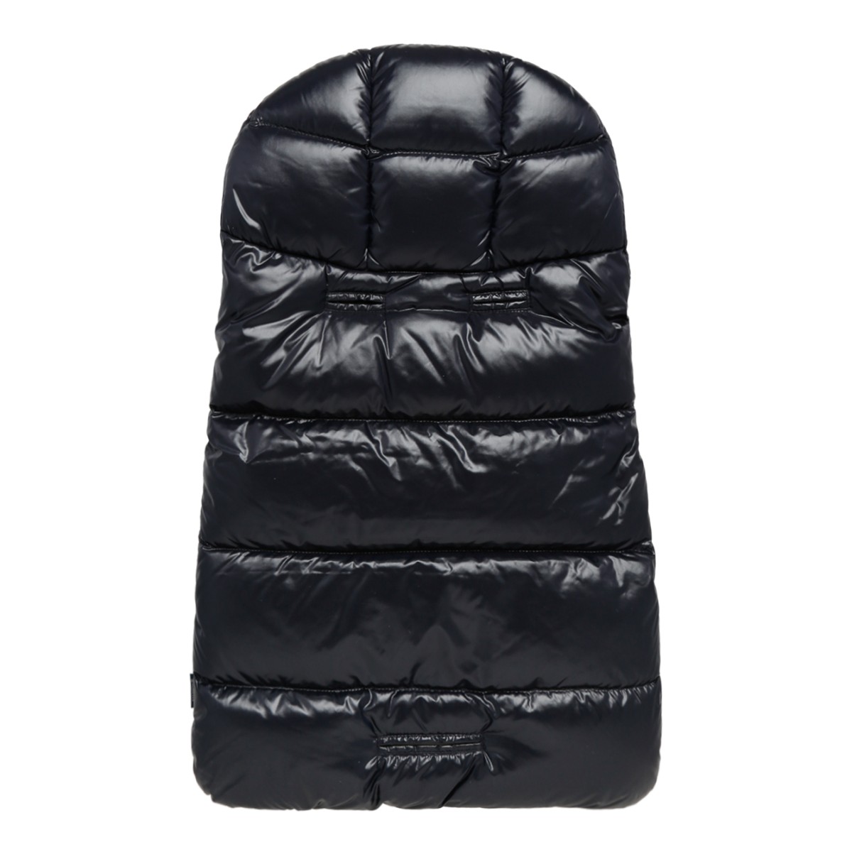 Moncler Navy Quilted Down Baby Nest.