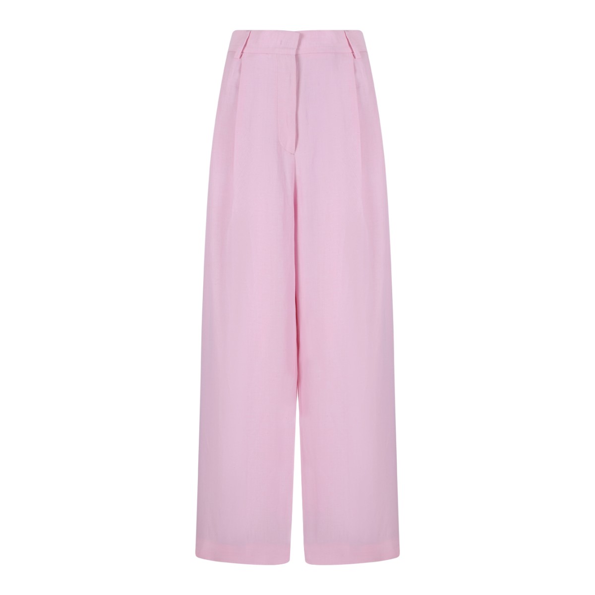 Fabiana Filippi Pink Wide-Leg Tailored Trousers.  