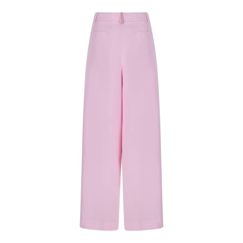 Fabiana Filippi Pink Wide-Leg Tailored Trousers.   2