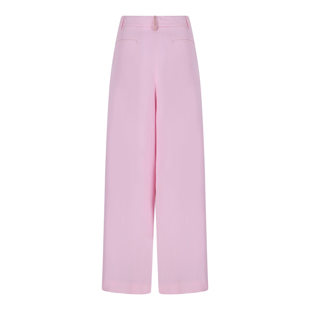 Fabiana Filippi Pink Wide-Leg Tailored Trousers.  