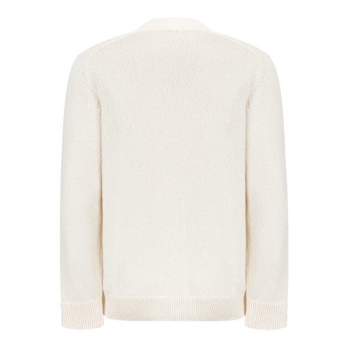 Boss x David Beckham Cream Knit Cardigan. 2