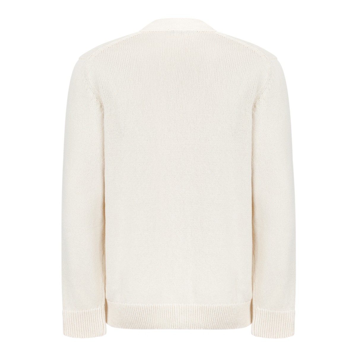Boss x David Beckham Cream Knit Cardigan.