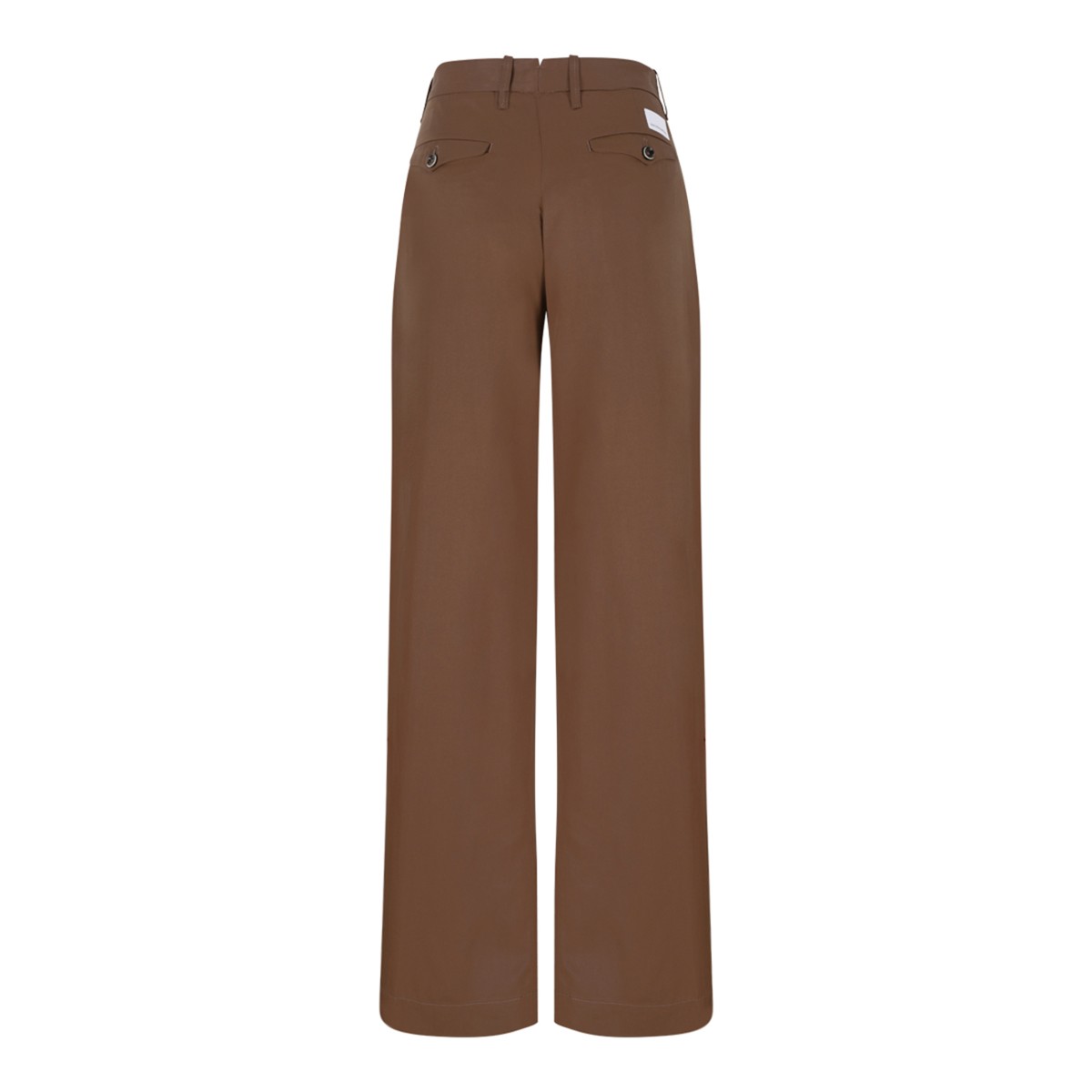 Nine In The Morning Camel Wide-Leg Trousers.