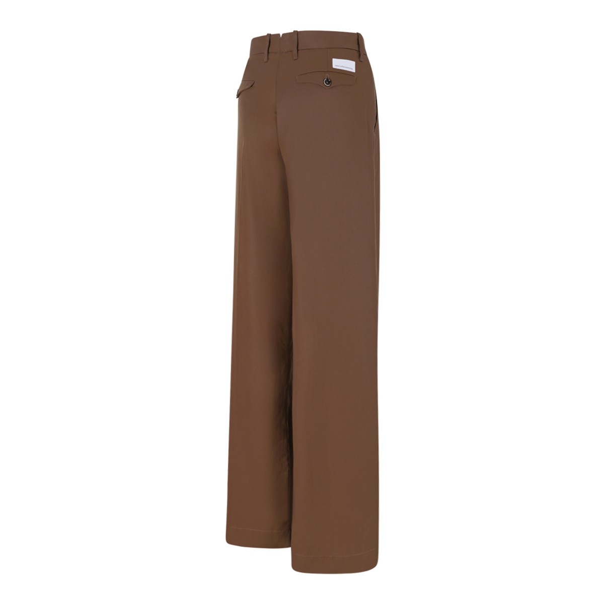 Nine In The Morning Camel Wide-Leg Trousers.