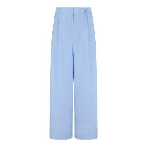 Fabiana Filippi Brown High-Waisted Cropped Trousers.