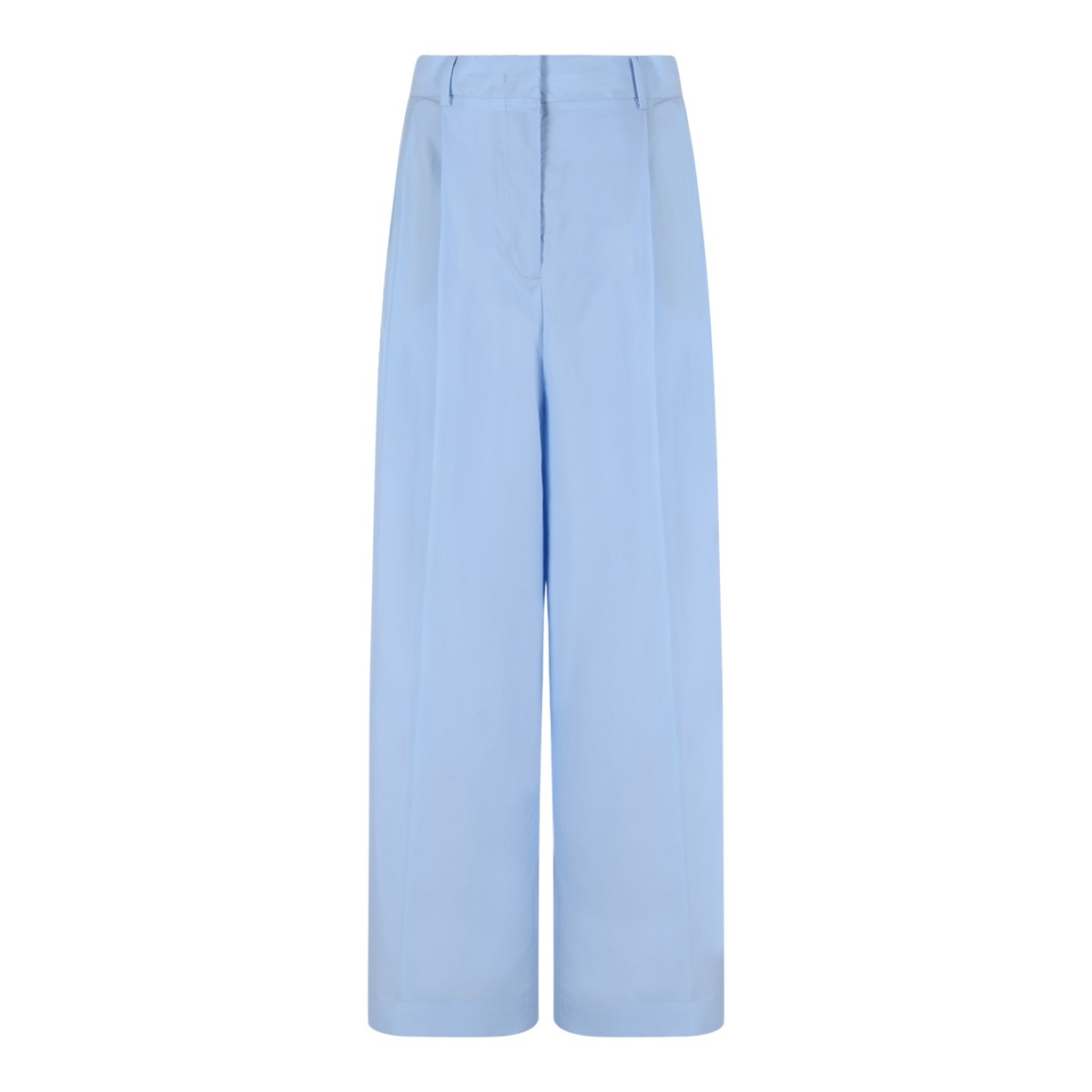 Fabiana Filippi Brown High-Waisted Cropped Trousers.