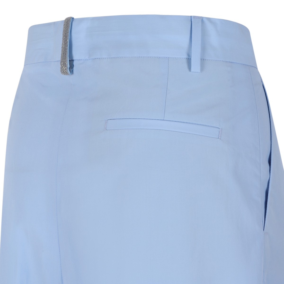 Fabiana Filippi Brown High-Waisted Cropped Trousers.