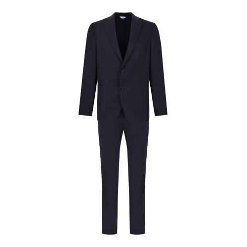 Boglioli Navy Two-Piece Tailored Suit.