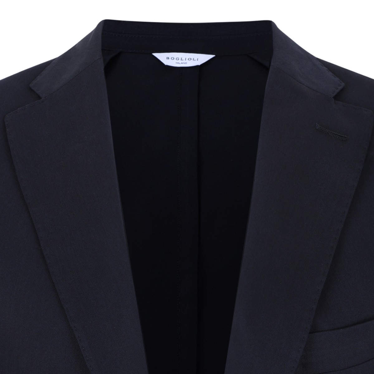 Boglioli Navy Two-Piece Tailored Suit.