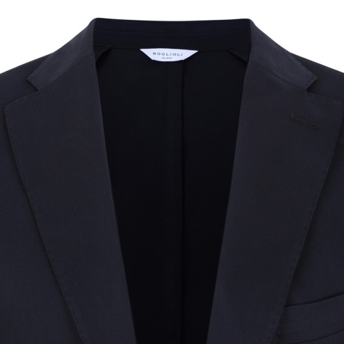Boglioli Navy Two-Piece Tailored Suit.