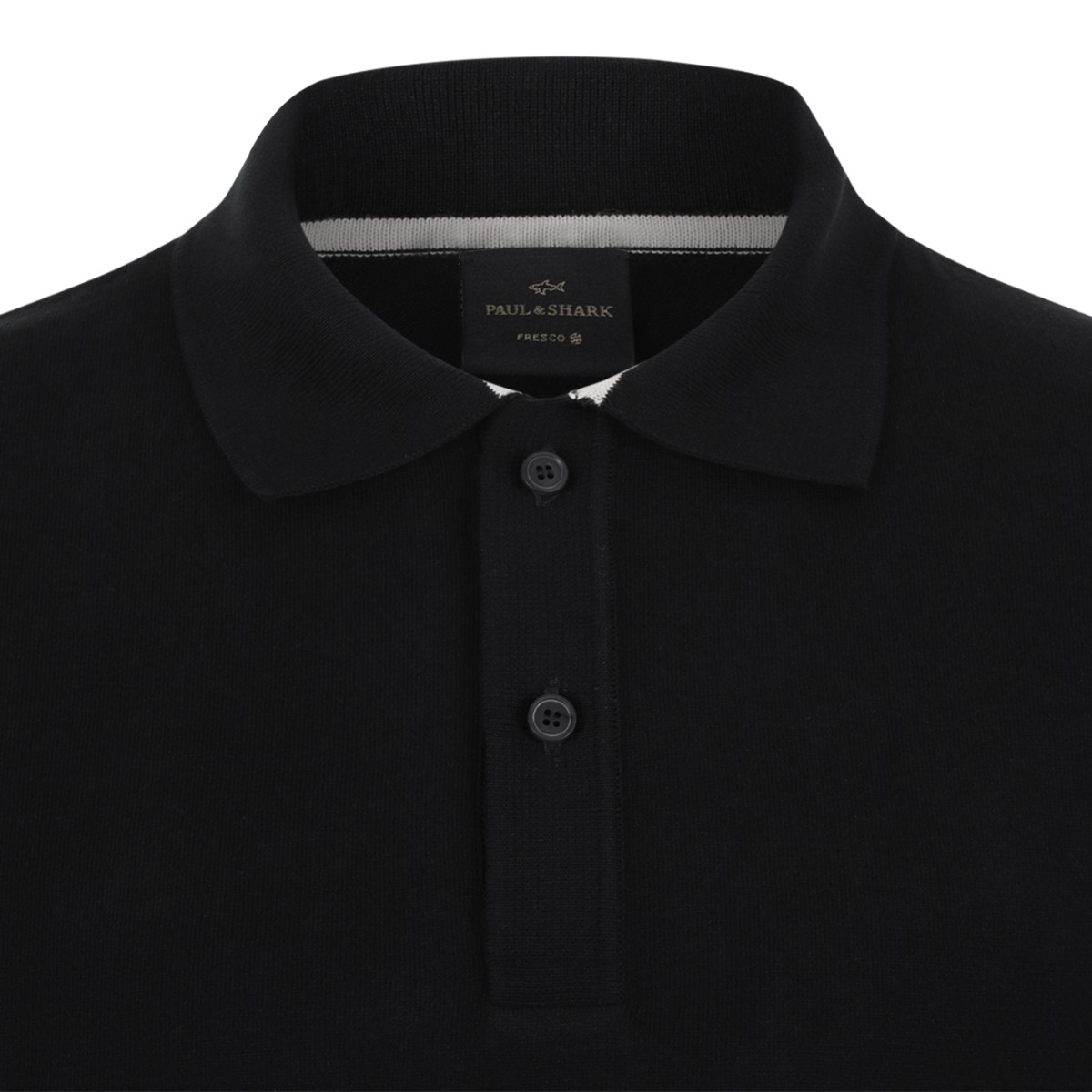 Paul & Shark Brown Cotton Polo Shirt.
