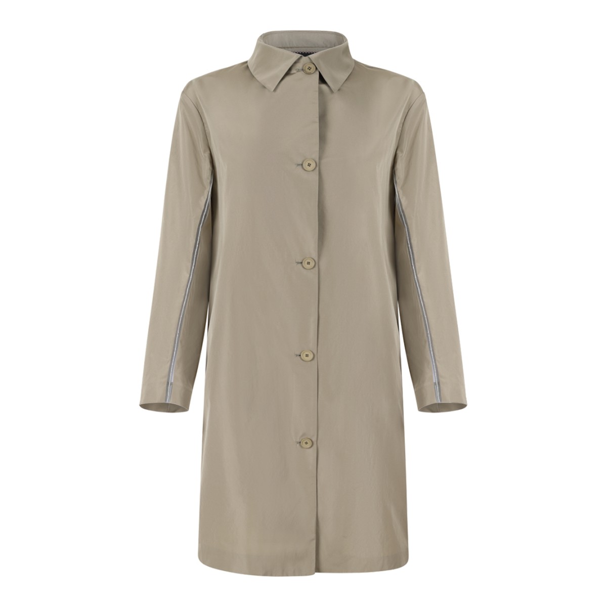 Fabiana Filippi Beige Lightweight Shirt Dress.  