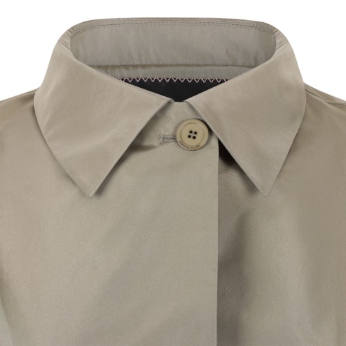 Fabiana Filippi Beige Lightweight Shirt Dress.  