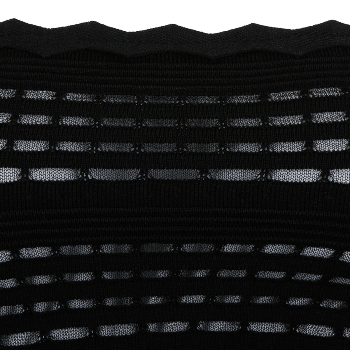 Genny Black Crochet Strapless Top.  